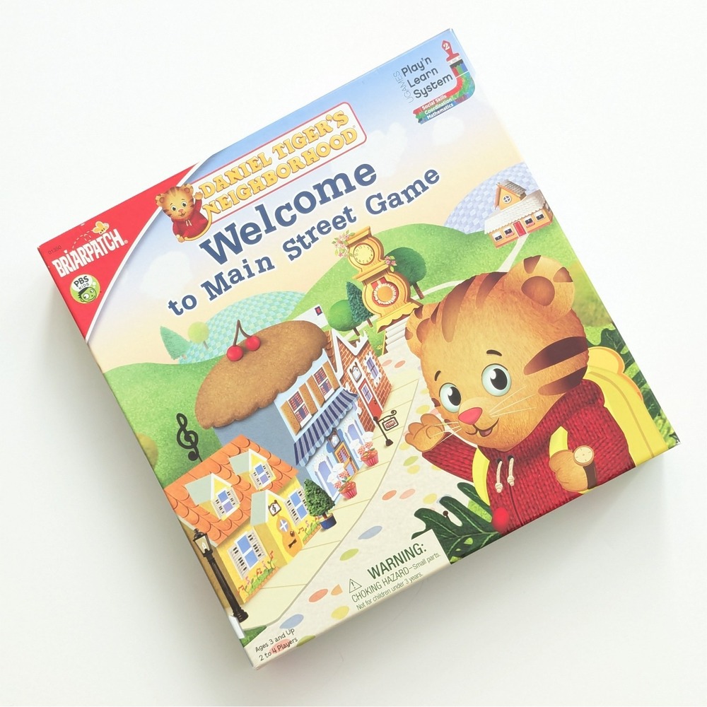 Daniel Tiger's Neighborhood Welcome to Main Street Game Briarpatch 2018 COMPLETE